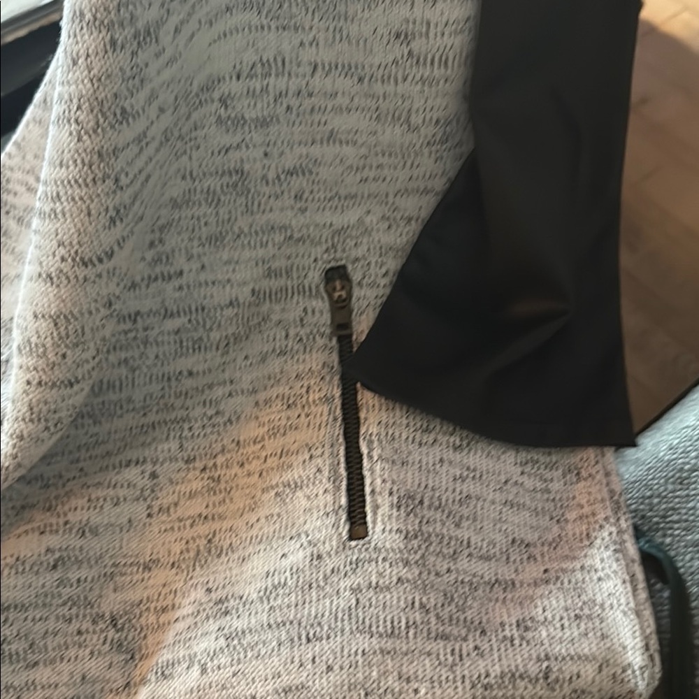 Sanctuary Black and Gray Vegan Sleeve Sweater Dress - Picture 5 of 5